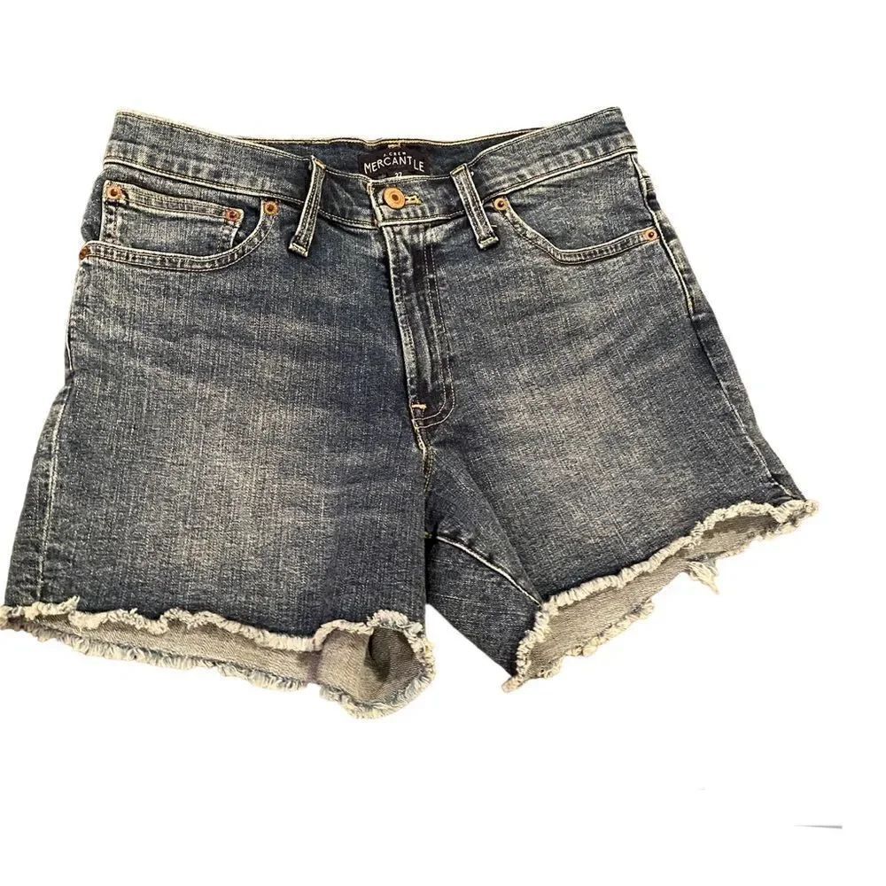 J Crew Mercantile Jean Distressed Shorts Size 27